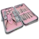 PINK FLORAL MANICURE SET