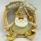 XMAS GOLD DOORHANGER (Santa)