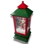 SANTA IN THE SNOW LAMP STAND 